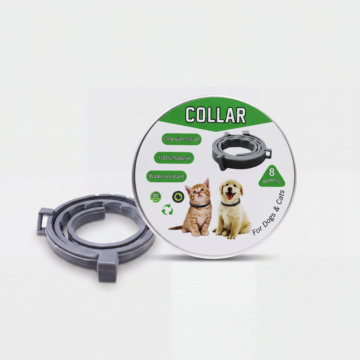 Collier Antiparasitaire Naturel pour Chats et Petits Chiens